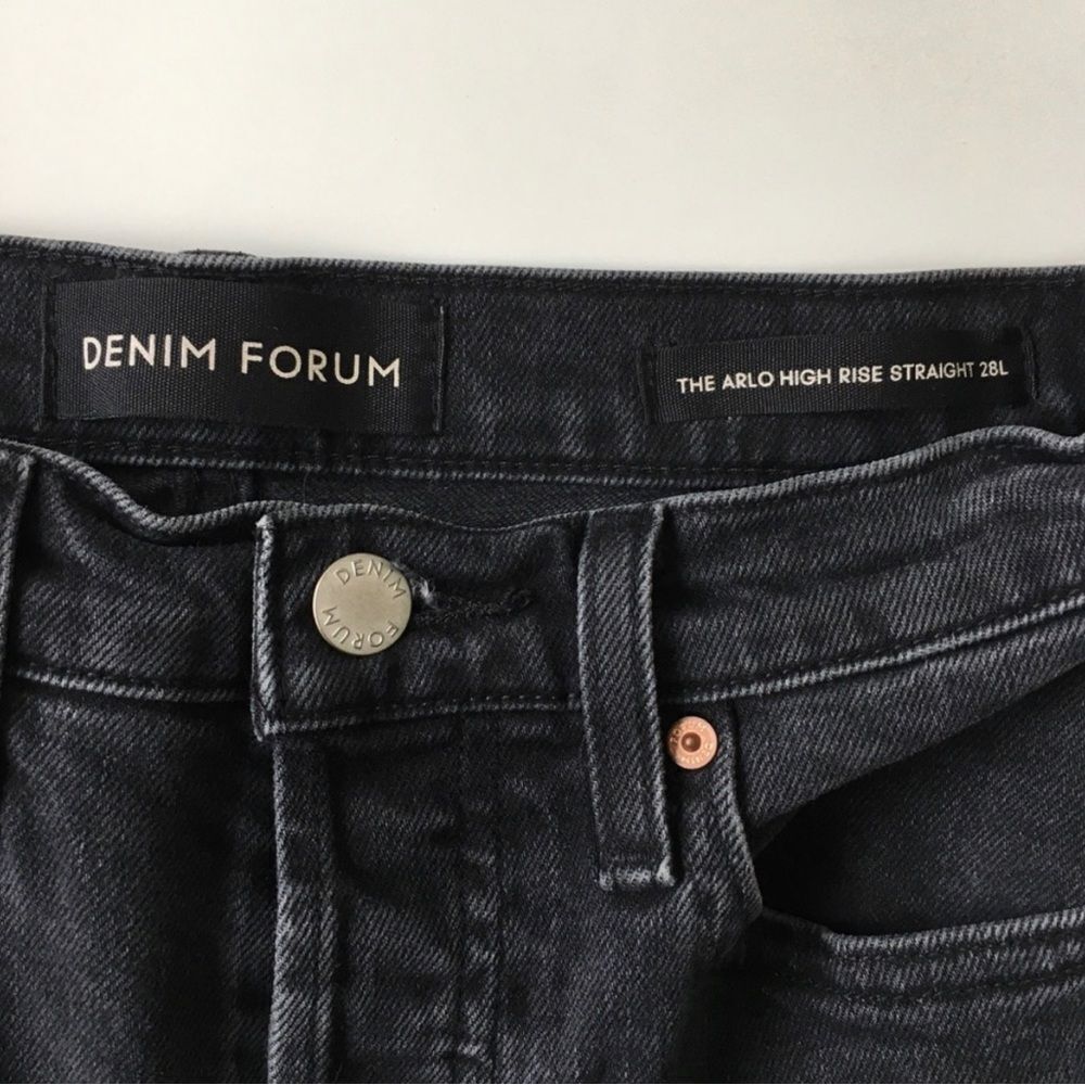 Aritzia Denim Forum Arlo High Rise Straight Leg Jeans 24 - Picture 15 of 15